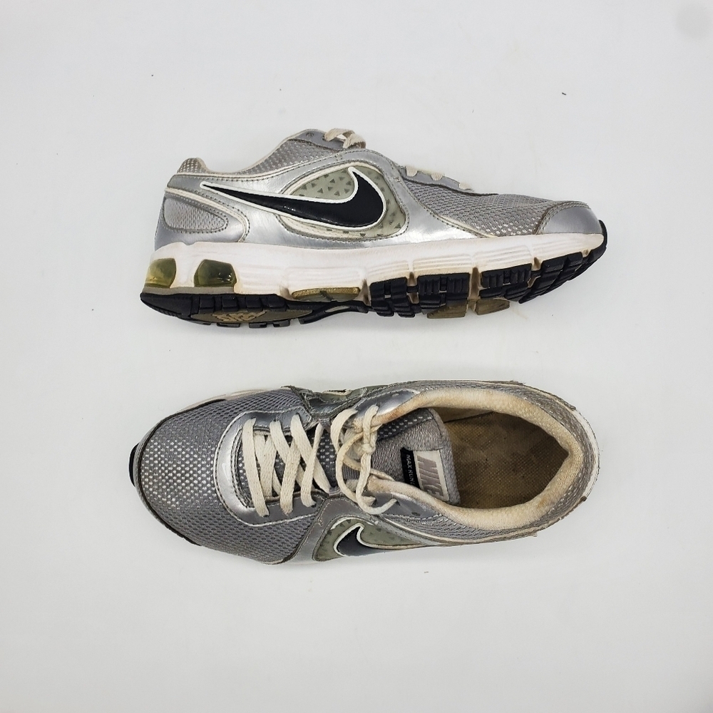 Nike Shoes Youth 6.5 Women 8 Air Max Run Lite +2 Gray Black Running - Picture 11 of 12